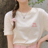 Jelly Ribbon Embroidered T-Shirt