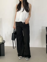 Julia straight wide pants