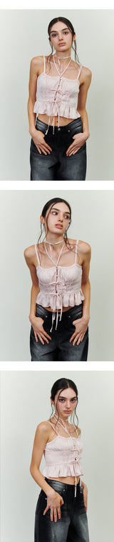 WHISPER SATIN TOP pink