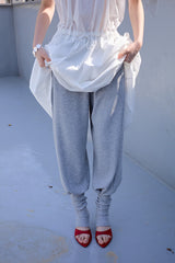 Leg Warmer Sweatpants (Gray)