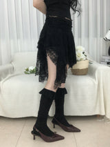 アンバランス レース アシム スカート