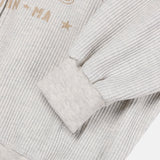 Light Waffle Hood Zip-Up (No.852)