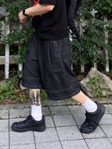 レイヤースティッチバミューダパンツ