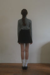 Early corduroy mini skirt_black