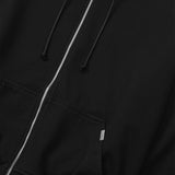 Oversized Full Zip Hoodie - Black