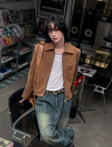 Rudy Suede Crop Jacket