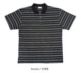 No.1231ストライプカラーハーフTシャツ (4color)