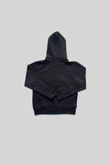 "A" LOGO ZIP-UP HOODIE(SPANGLE BLACK)