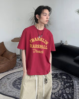 レナードクラックグラフィック半袖Tシャツ