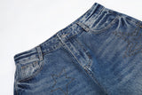 Auri Stud Star Wide Jeans