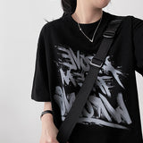 ループオーバーサイズフィットショートスリーブTシャツ