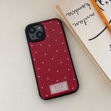 [Epoxy] mini stitch(red) bumper case
