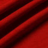 OVERSIZED SILKET SCOOP NECK T-SHIRT RED