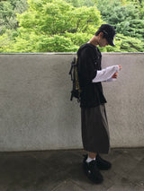 カラーブロックレイヤードベーシックロングスリーブ2C