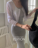 【MADE】Summer crop cardigan