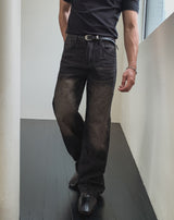 VAFF Flare Teen Washed Denim Pants