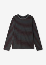 WO Pigment Stripe Long Sleeves