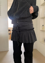 ストライプシャーリングスカート