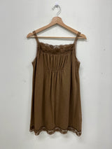 lace sleeveless shirt