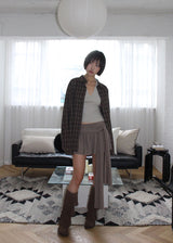 FLARE TIE SKIRT