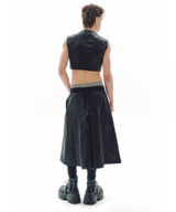 SHORT ZIP CROP VEST