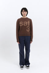 1/2 BASIC SAFARI KNIT (BROWN)