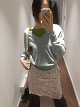 エネクルーネックTシャツ (4color)