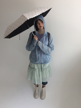 Block layer windbreaker (5color)
