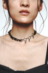 BLACK STAR NECKLACE