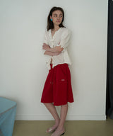 Cozy sweat shorts_red