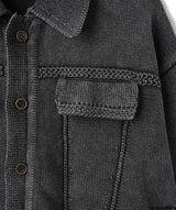 No.1412 trucker washed KNIT CD