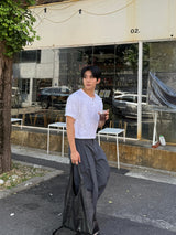ルアスラブヘンリーネックショートスリーブTシャツ