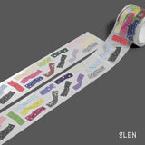 Washi Paper Silver Foil Tape Kiss Cut Tape