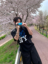 Love NY printing half sleeve 2C