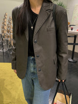 [MADE] Ditto wide long boots cut denim