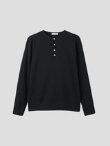 ヘンリーネック長袖Tシャツ 4色