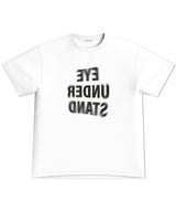 リバースロゴハーフTシャツ (ホワイト)