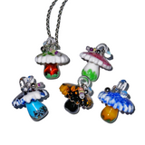 Trippy mushroom necklace.06 (5color)