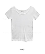 [1+1] Everyday U neck loose fit short sleeve T-shirt