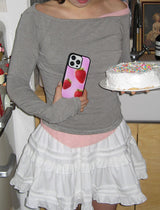 【TPUケース】 Strawberry Topping Case
