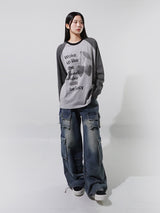Woke Raglan Overfit T-shirt