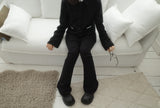 Hush Wrap Skirt Pin Tuck Pants (2color)