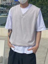Corn String Cropped Nylon Vest 3C