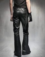 MDC LEATHER BOOTCUT PANTS
