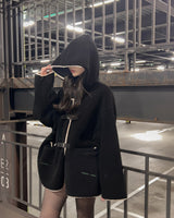 Overfit boa jacket