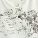 ヴィンテージ刺繍ハーフTシャツ