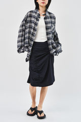 (W) Lili Shirring Skirt (2color)