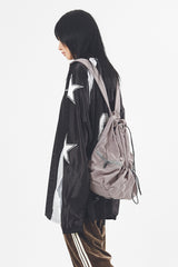 Butter string multi-pocket backpack
