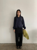 Anka Layered Wrap Skirt Pants
