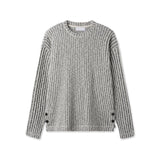 ASCLO サイドボタンニット (2color)